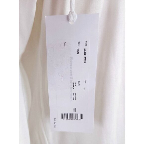 TAKAHIROMIYASHITA TheSoloist. Printed Cotton-Jersey T-Shirt 48 M White Clock - Picture 11 of 16